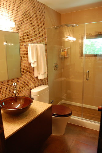 Beach House: Silver mosaic tiles