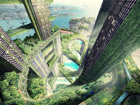 green building seasteading vertical farming