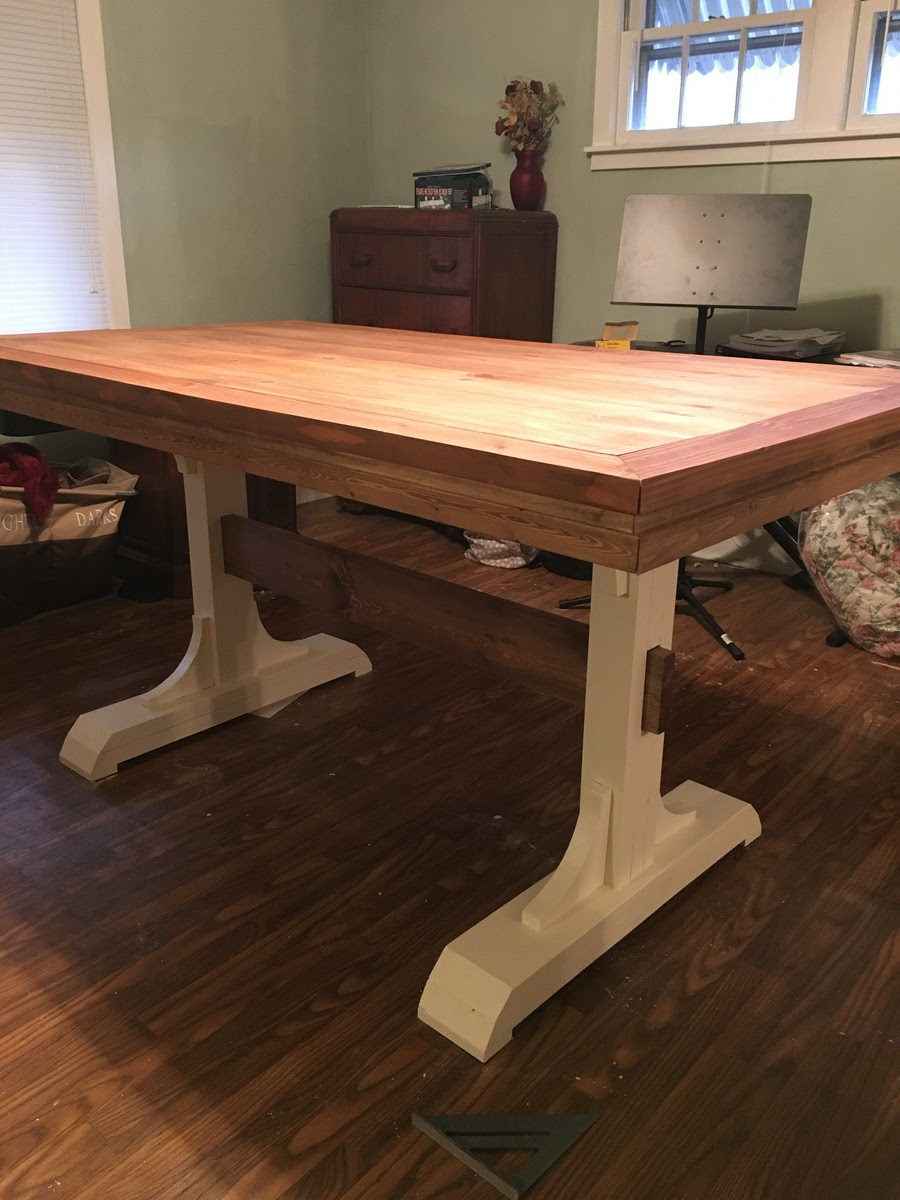 ana white farmhouse table - diy projects