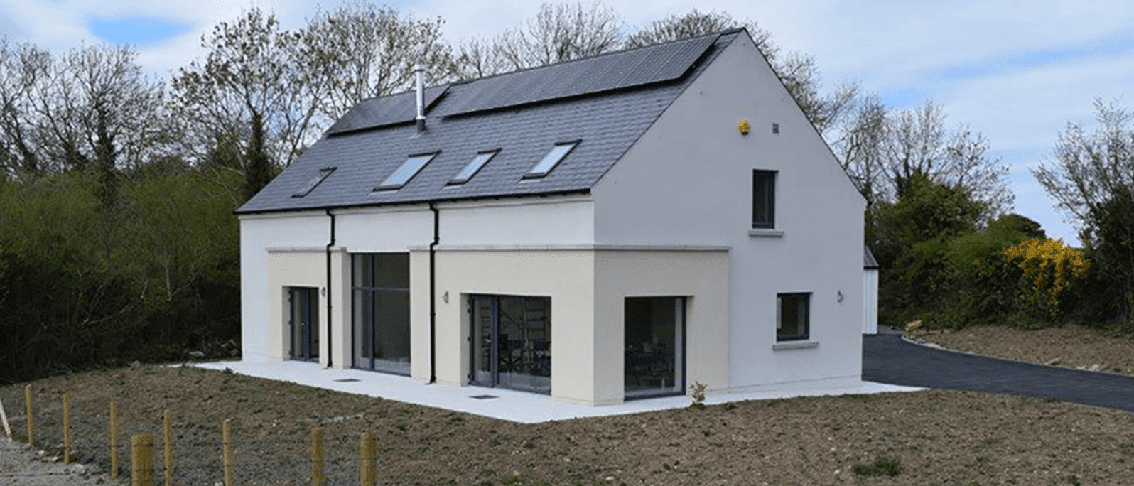 Timber Frame Home built in Co Down Northern Ireland QTF Timber Frame Home built in Co Down Northern Ireland QTF