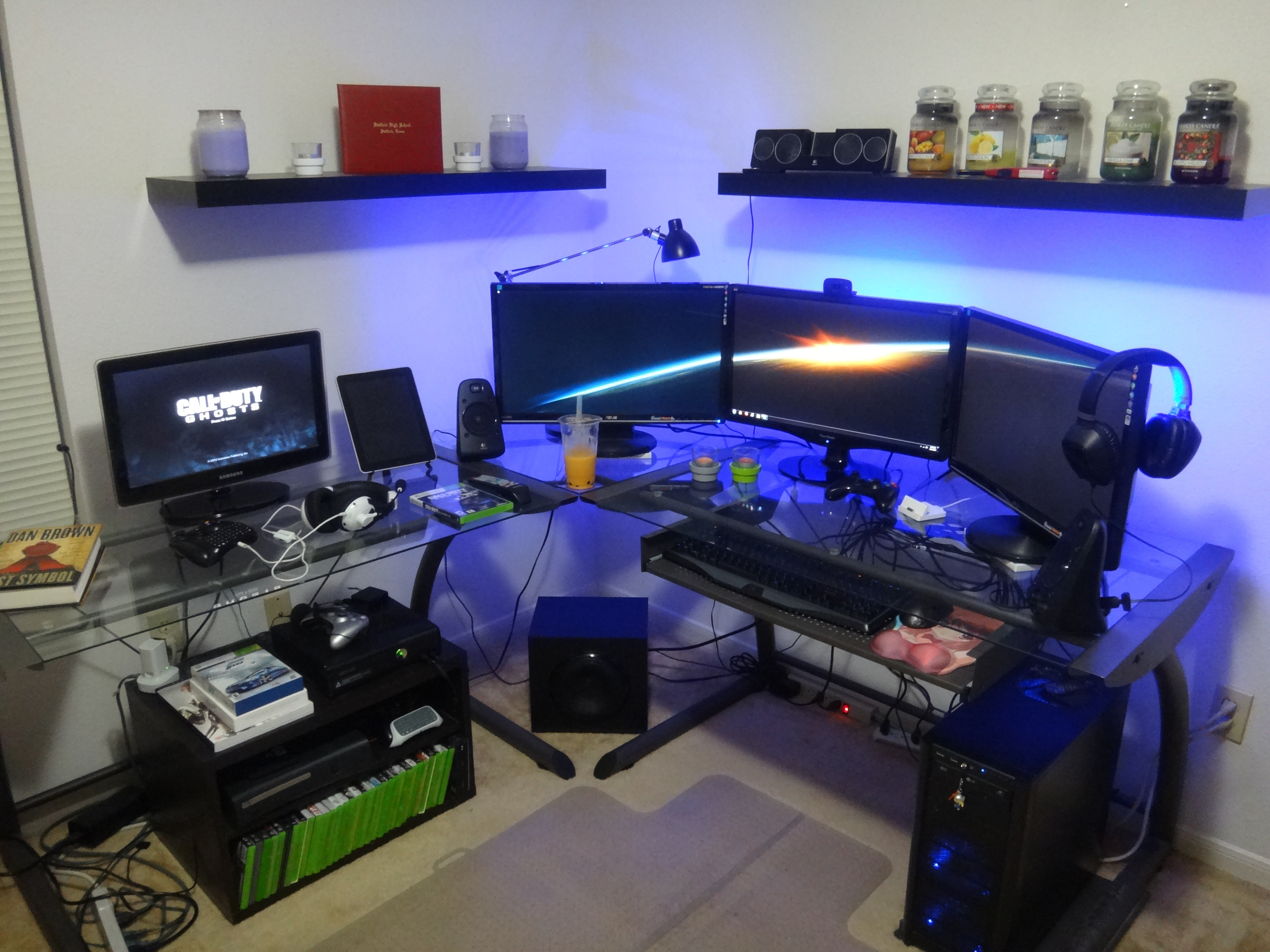 pic Cool Pc Gaming Setups cool computer setups and gaming setups