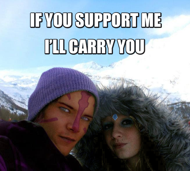 My buddy and I both have girlfriends who hate us playing Dota. I made ...