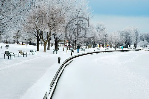 Orillia - Couchiching Boardwalk Winter