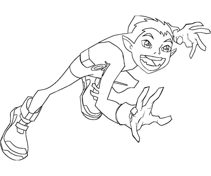 Teen Titans Coloring Pages Coloring Home Jeffersonclan
