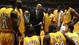Jackson coaches his first Lakers team in 1999, which starred Shaquille O'Neal (34).