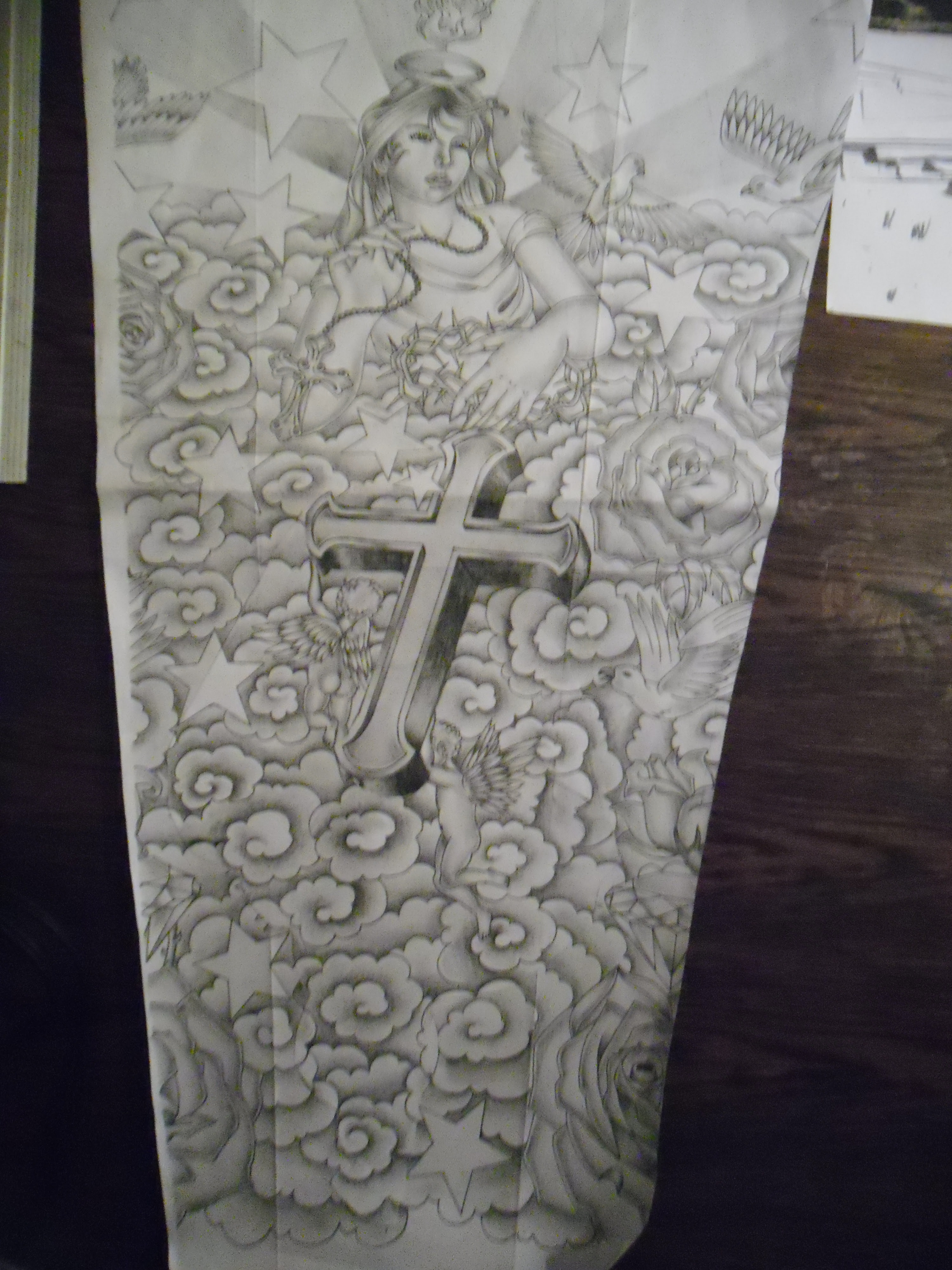 full sleeve tattoo design by tattoosuzette designs interfaces tattoo ...