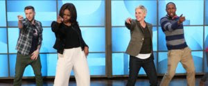 Michelle Obama and Ellen DeGeneres Break It Down to "Uptown Funk"