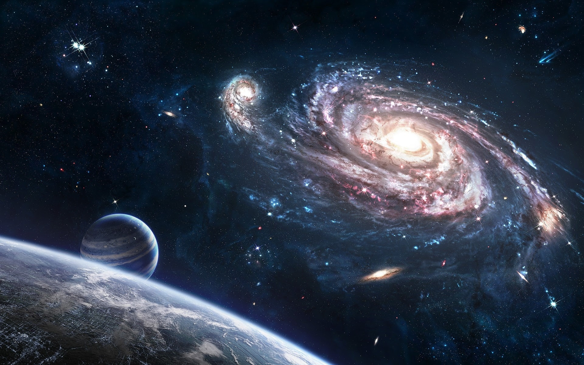 Pictures Of Outer Space Planets And Galaxies