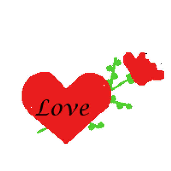 clipart hearts and roses. Heart