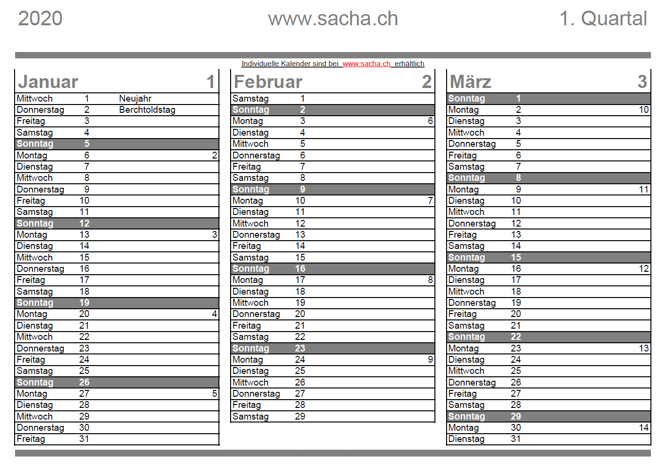 Kalender Zum Ausdrucken 2019 2020 2021