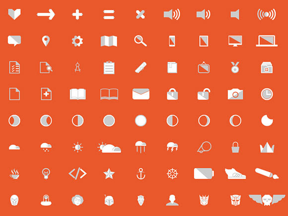 Angular PSD icon set
