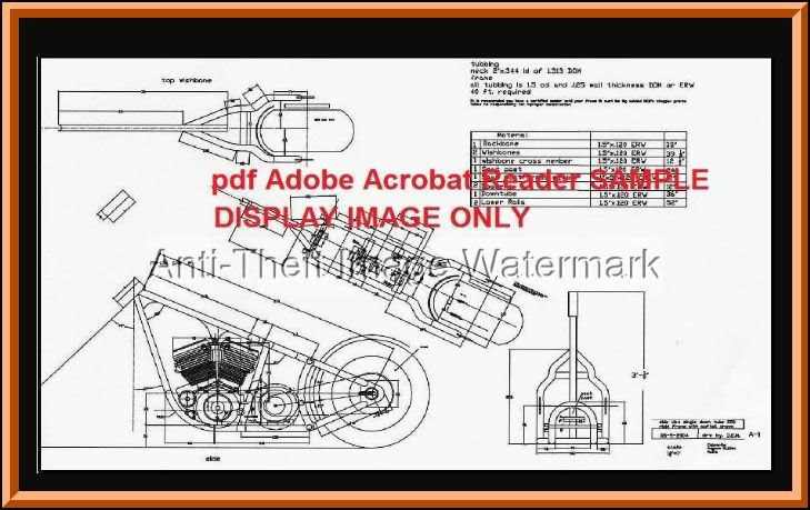 Custom Chopper Frame Blueprints