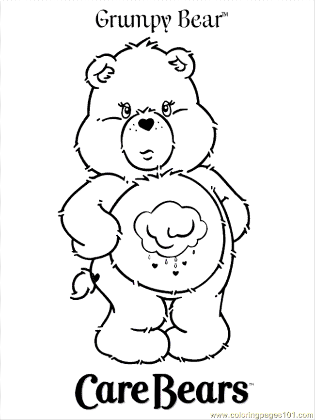 Free Care Bears Coloring Book Pages Download Free Clip Art Free