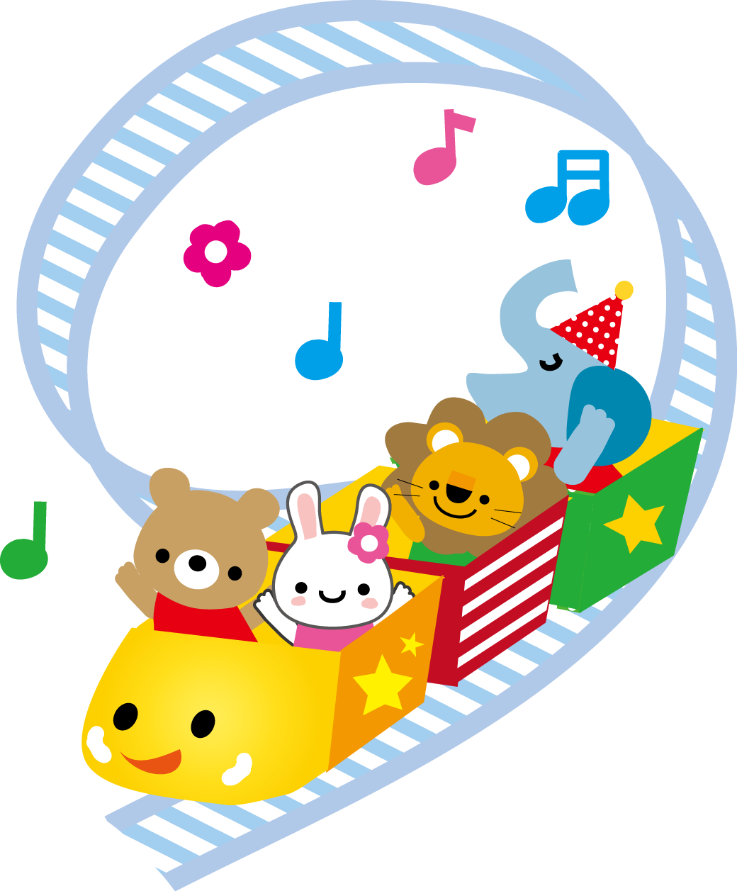 遊園地のイラスト 無料イラスト素材２