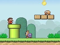 マリオっぽいアクションゲーム Super Angelo ひといきゲーム 無料ブラウザゲーム フラッシュゲーム