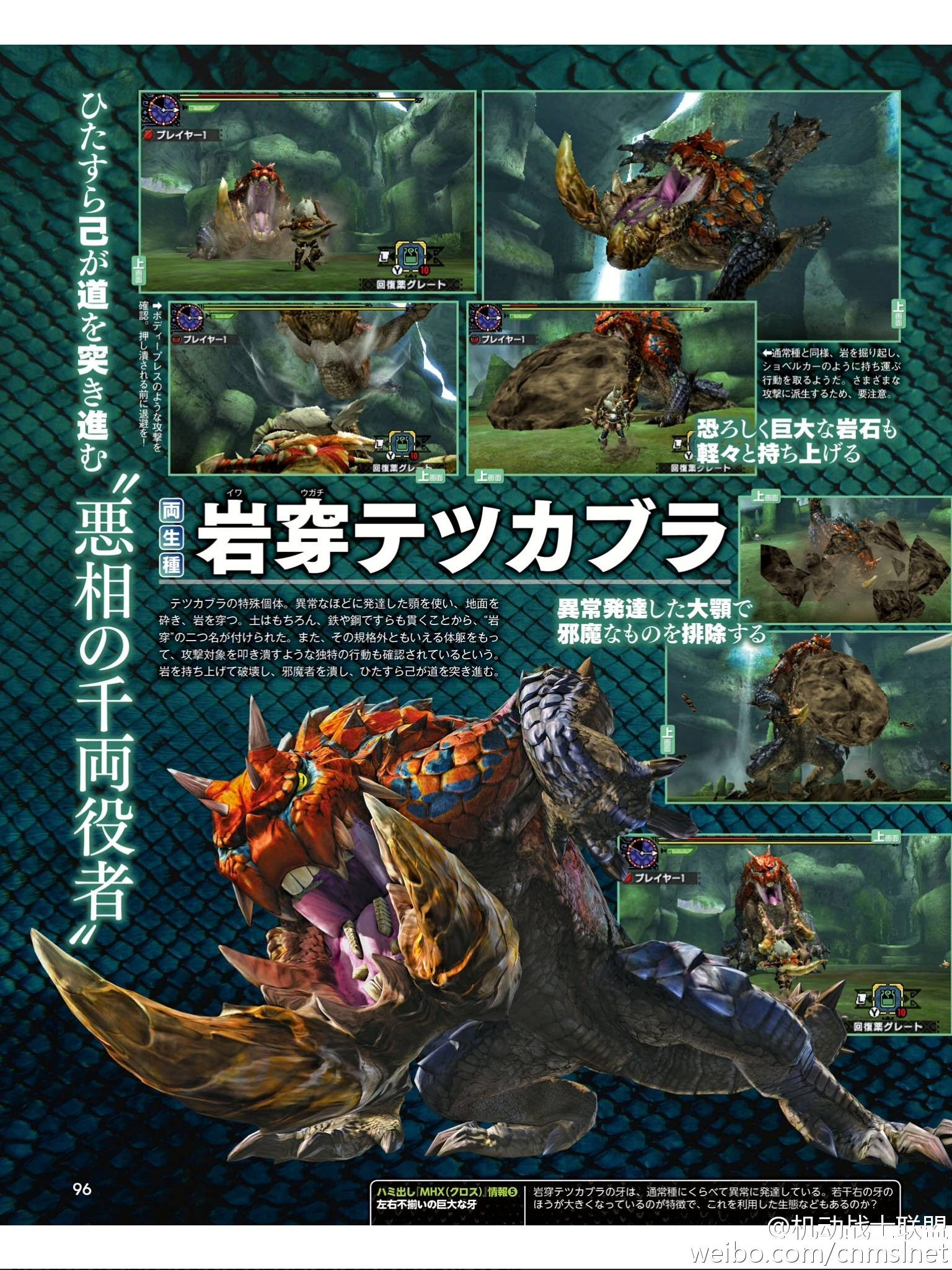 情報 Mhx 特異個體迅龍鬼蛙盾蟹 看板mh Ptt遊戲區