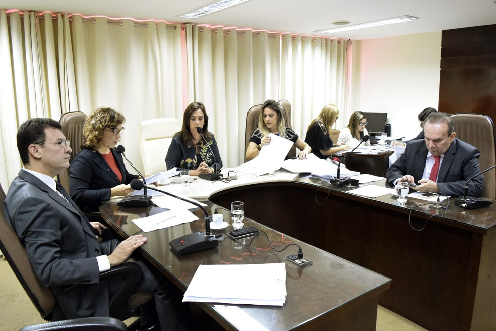 Deputados da Comissão de Constituição e Justiça se reuniram na manhã desta terça-feira (20). (Foto: Divulgação / ALRN)