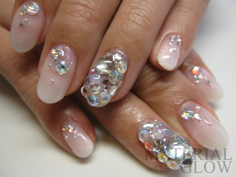 Nail House マテリアルグロウ Materialglow ソフトジェルネイル ストーンアート