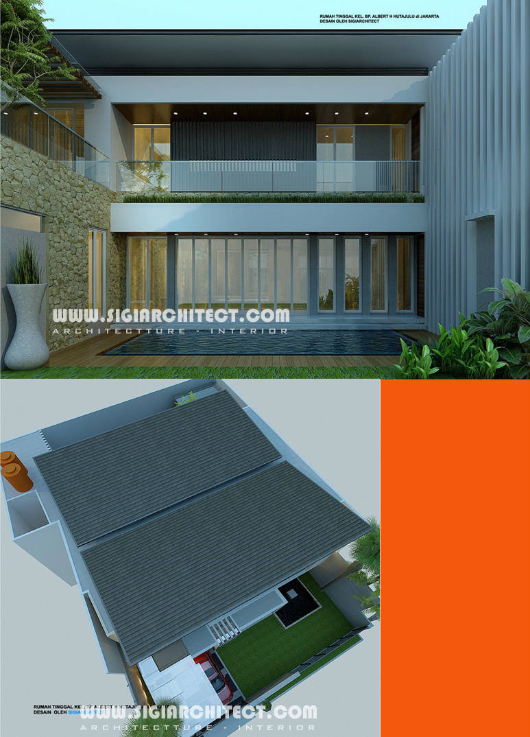 Rumah Mewah 2 Lantai Kolam Renang Privat Modern Minimalis