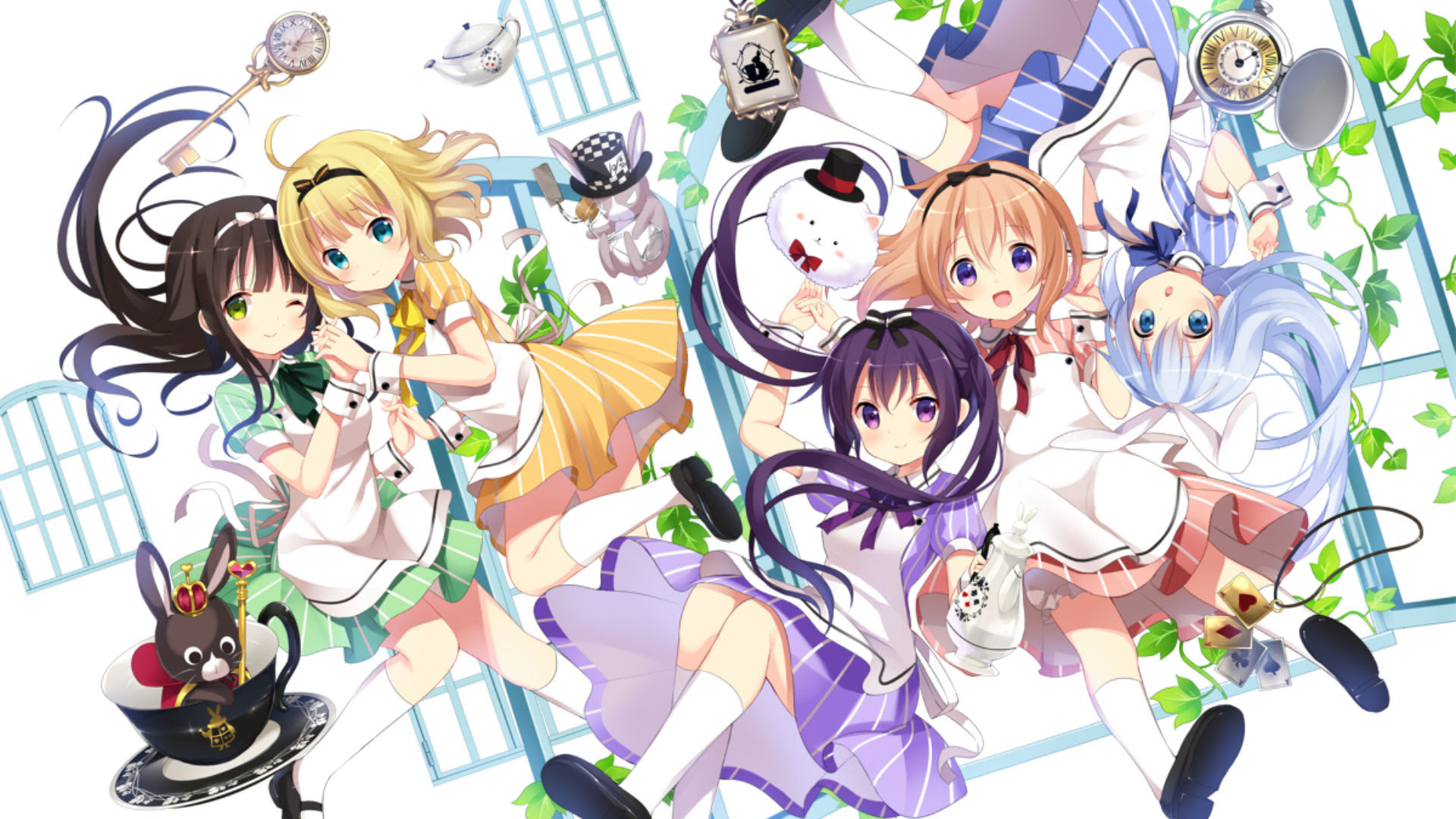ご注文はうさぎですか 壁紙 1 Pc壁紙 19 1080 他 アニメ壁紙ネット Pc Android Iphone壁紙 画像