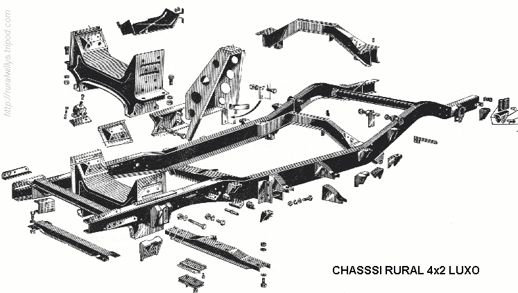 Chassi Rural 4x2 Luxoo