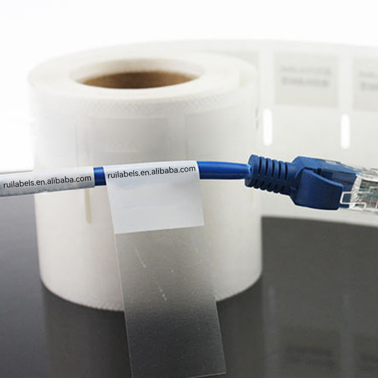 Panduit Wrap Around Waterproof Cable Identification Label Sticker  Self-laminating Label For 4-8mm Wire On Roll - Buy 1x1.5 Inch Vinyl  Electronic ...