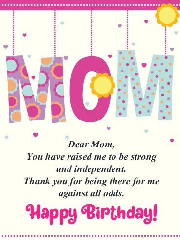 Personalize your own printable & online birthday cards for mom. free printable birthday cards for mom 2 free happy birthday card