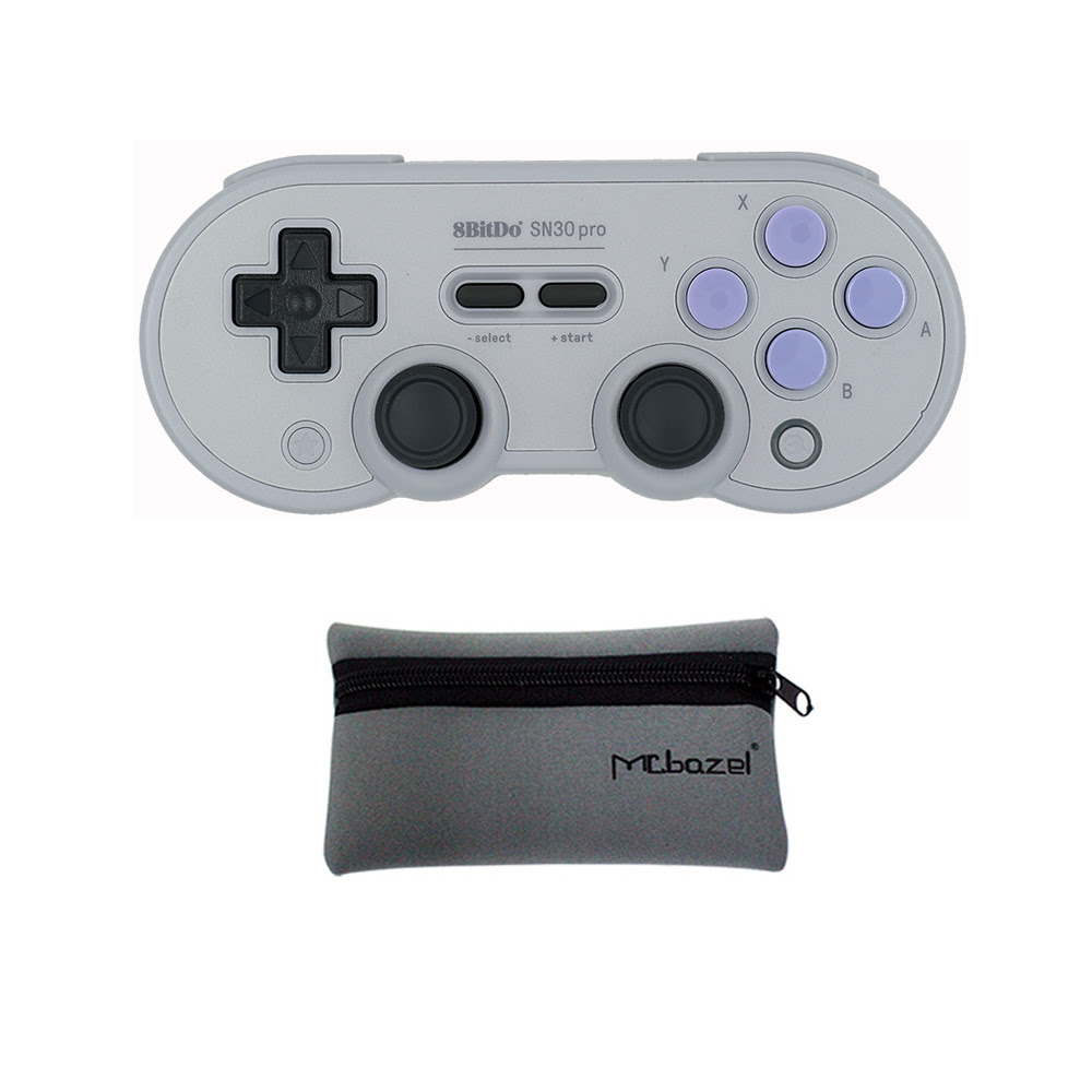 8bitdo Sn30 Pro Sn Edition Bluetooth 4 0 Gamepad For Ns Switch Windows Android Macos Steam With Mcbazel Storage Bag