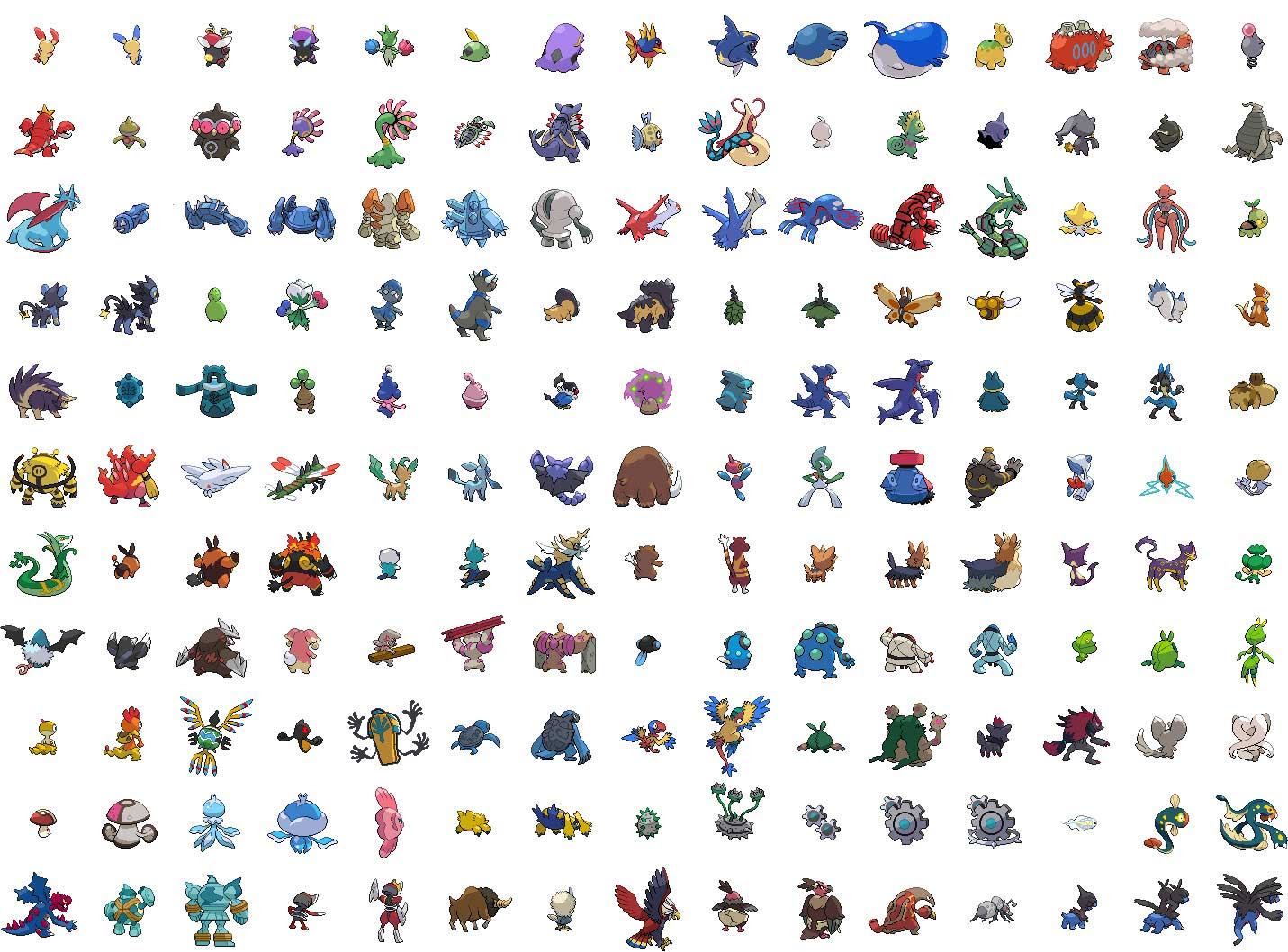 全ポケモン通常 色違い一覧表 ブラックホワイト進化早見表 ポケモン素材画像 ものくろにくる