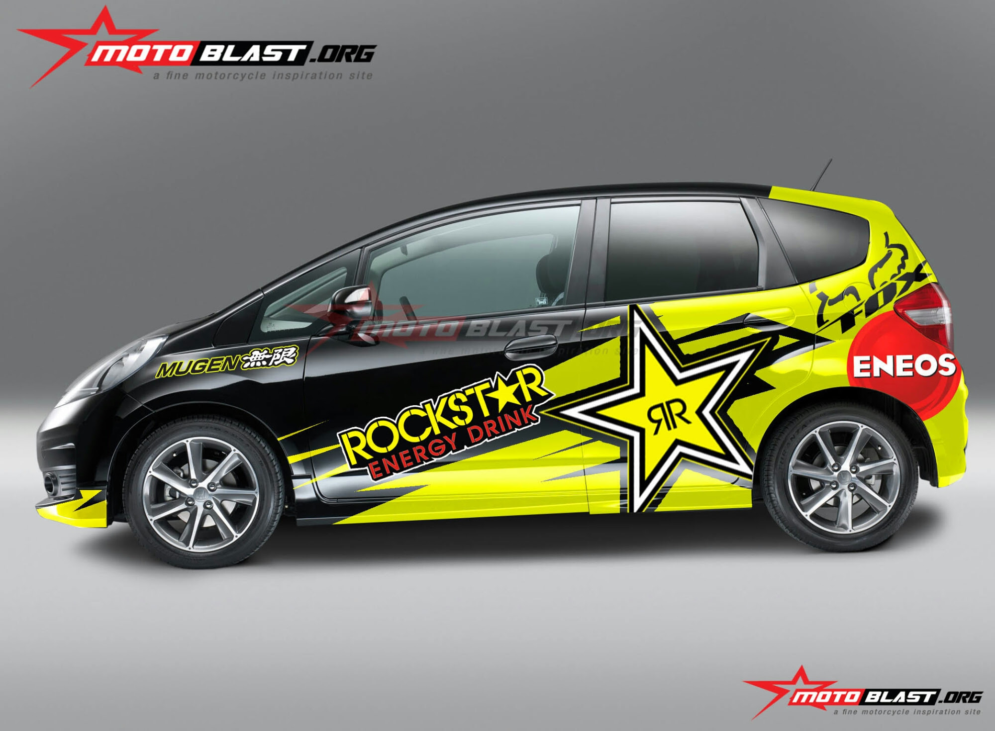 Koleksi Modifikasi Stiker  Mobil  Honda Brio  Terlengkap 