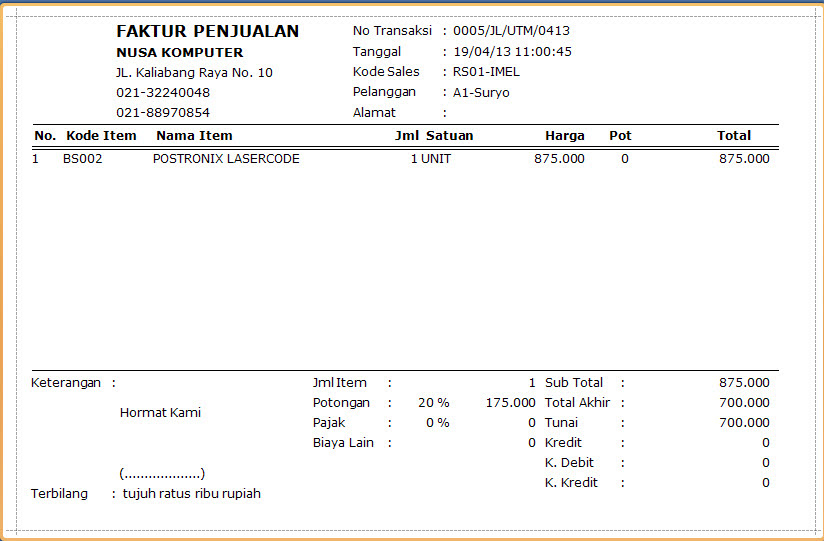 Software Toko Minimarket Penjualan Grosir Ritel