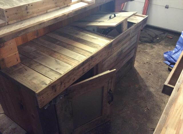 ... Bar From Pallets diy recycled pallet wood bar table! 99 pallets