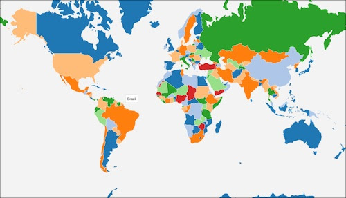 D3 World Maps: Tooltips, Zooming, and Queue | TechSlides