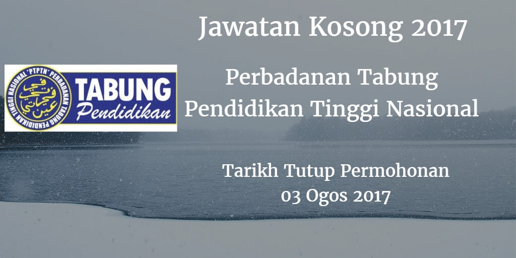 Jawatan Kosong PTPTN 03 Ogos 2017