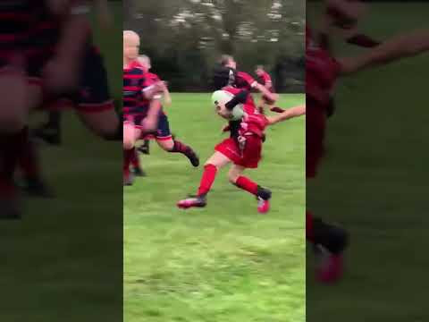 The Power, Strength, Pace & Determination from this u7’s kid is unreal! #shorts #rugbyleague #rugby