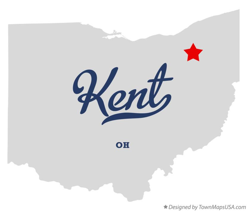 Where Is Kent Ohio On A Map