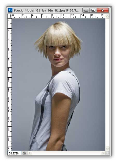 Model1 Seleksi Rambut Photoshop, Dengan Hasil Detail
