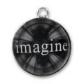 Magnifier charm 25mm Imagine x1