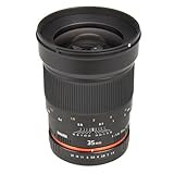 Bower SLY3514P Ultra Fast Wide-Angle 35mm f/1.4 Lens for Pentax