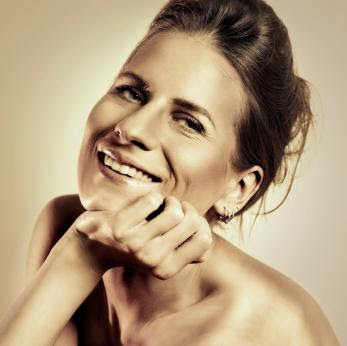 This variation on the French Twist is created first by gathering hair in a 