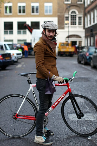 Sherlock Holmes on a bike
