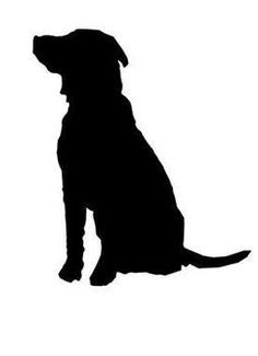 Download Dog Sitting Silhouette at GetDrawings | Free download