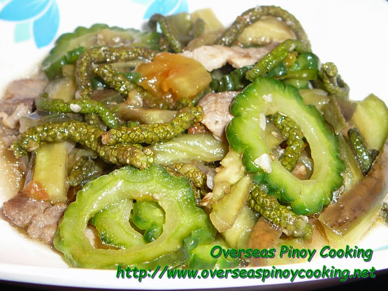 Ginisang Alukon with Ampalaya at Talong