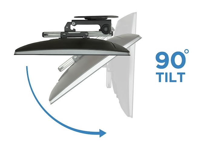 Flat Screen Tv Ceiling Mount - LCD TV Ceiling Mount | Dual Flat Panel with Adjustable Bracket : Plasma tv ceiling mount flat panel screen lcd 160lb.