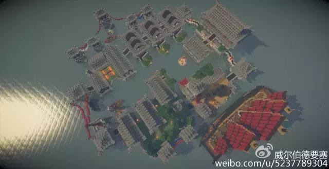 Minecraft中國風建築 你有賊寇 我有海上武裝貿易站 每日頭條