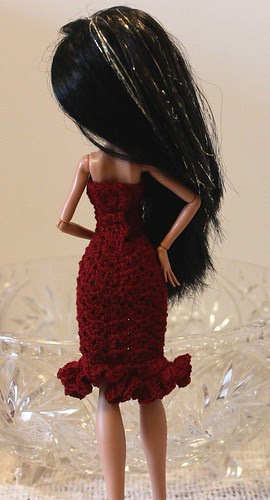 Monser High dress, back