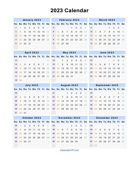  free printable 2023 calendar one page buka tekno vrogue