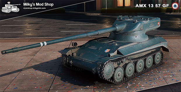 9.16 AMX 13 57 non-WGL By Milkym4n . – WoT by Hjundaj - 620 x 315 jpeg 110kB