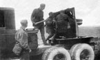 SU-12 (baseado em Moreland) em manobras.  Distrito militar de Kiev, 45o corpo mecanizado, outono de 1933.