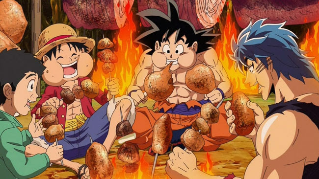 ワンピース One Piece 第590話 トリコ Toriko 第99話 トリコ ワンピース ドラゴンボールz 超コラボスペシャル Ljanime